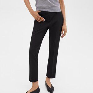 Theory Treeca Pant in Good Wool (cropped)